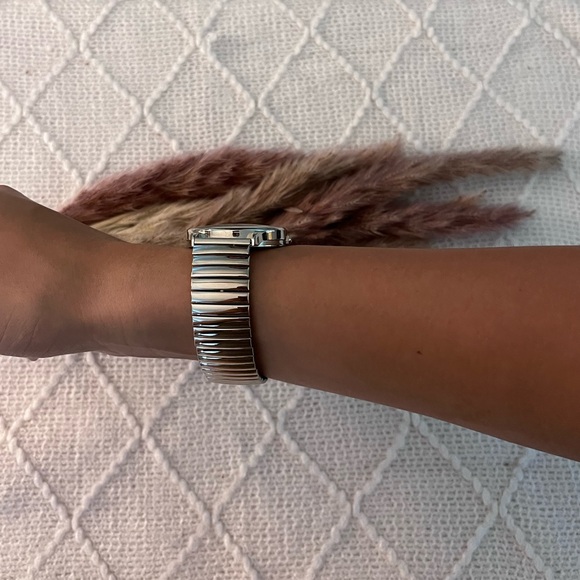 Chunky Vintage‎ Silver Bracelet Watch - Picture 3 of 8